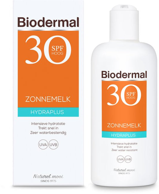 Biodermal Zonnebrand - Hydraplus - Zonnemelk - SPF 30 - 200ml