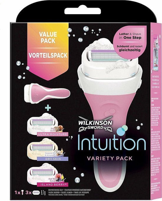 Wilkinson Woman Scheermes Voordeelverpakking Intuition Variety Edition 1 set