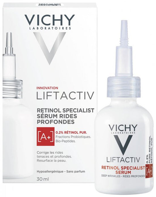 Vichy Liftactiv Retinol Specialist Serum - nuit  Vermindert Diepe Rimpels - 30ml