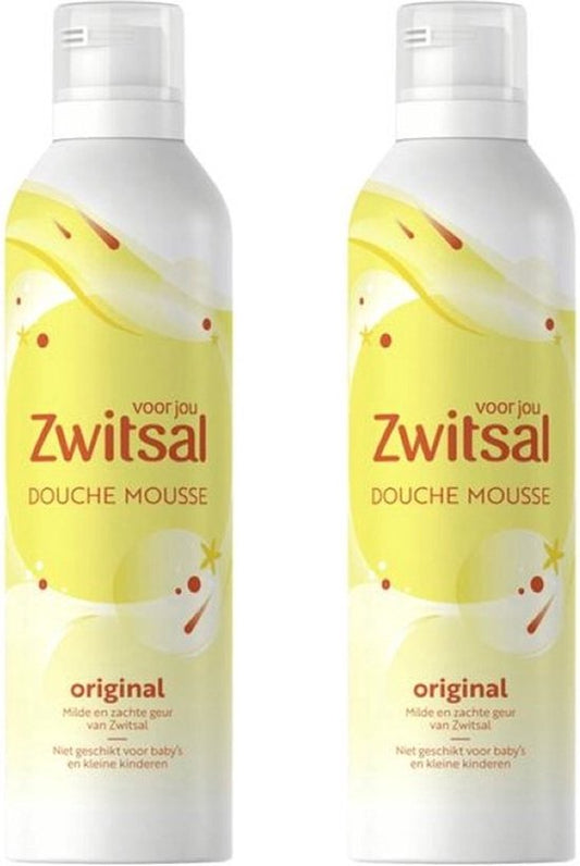 Zwitsal Shower Mousse 2 x 200 ml