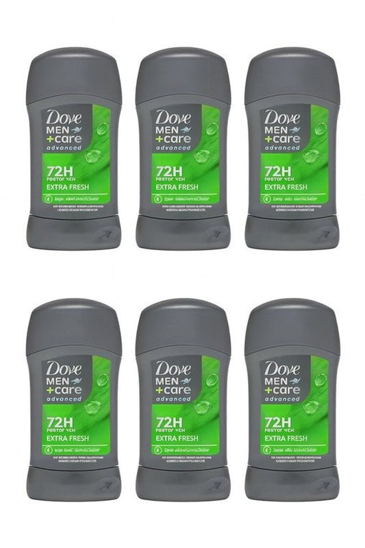 Dove Men+Care Advanced Anti-Transpirant Deodorant Stick - EXTRA FRESH - 6 x 50 ml - Voordeelverpakking