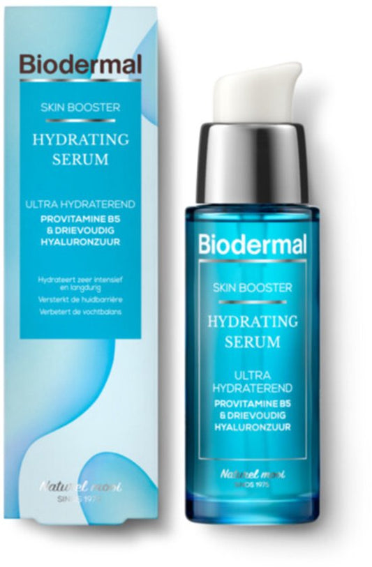 3x Biodermal Skin Booster Serum Vitamine B Hydrating - 3 x 30 ml - Voordeelverpakking