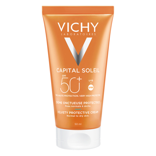 Vichy Capital Soleil Fluweelachtige Crème SPF 50+ | 50 ml