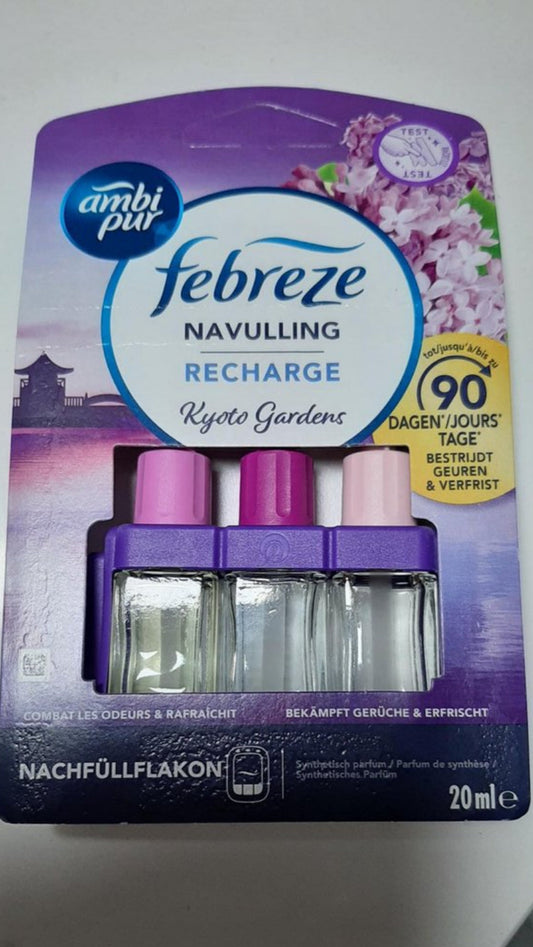 6x Ambi Pur - febreze navulling - 20ml - Kyoto Gardens