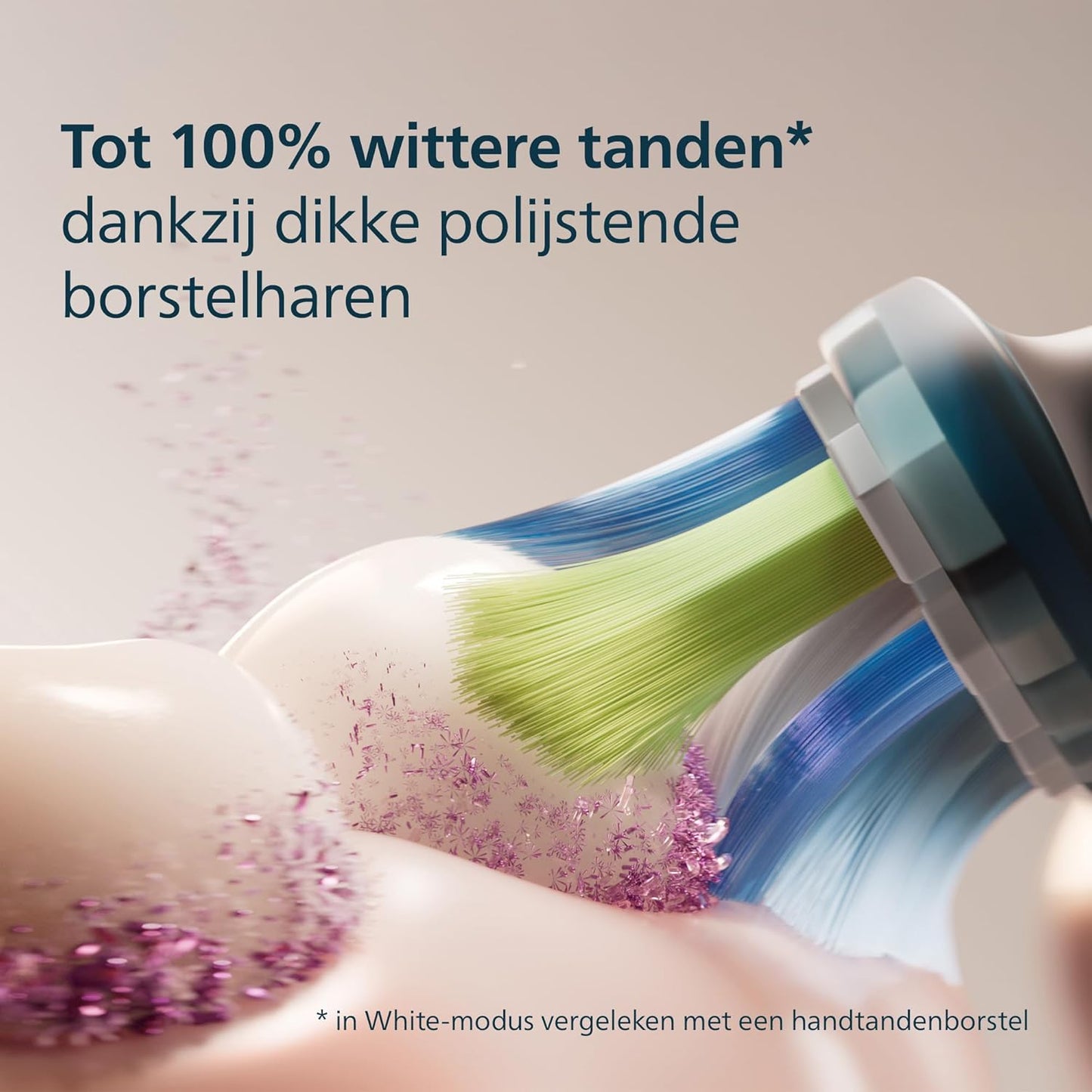Philips Sonicare Originele standaard sonische C3 Premium Plague Defence -opzetborstels - verpakking van 4 stuks in zwart