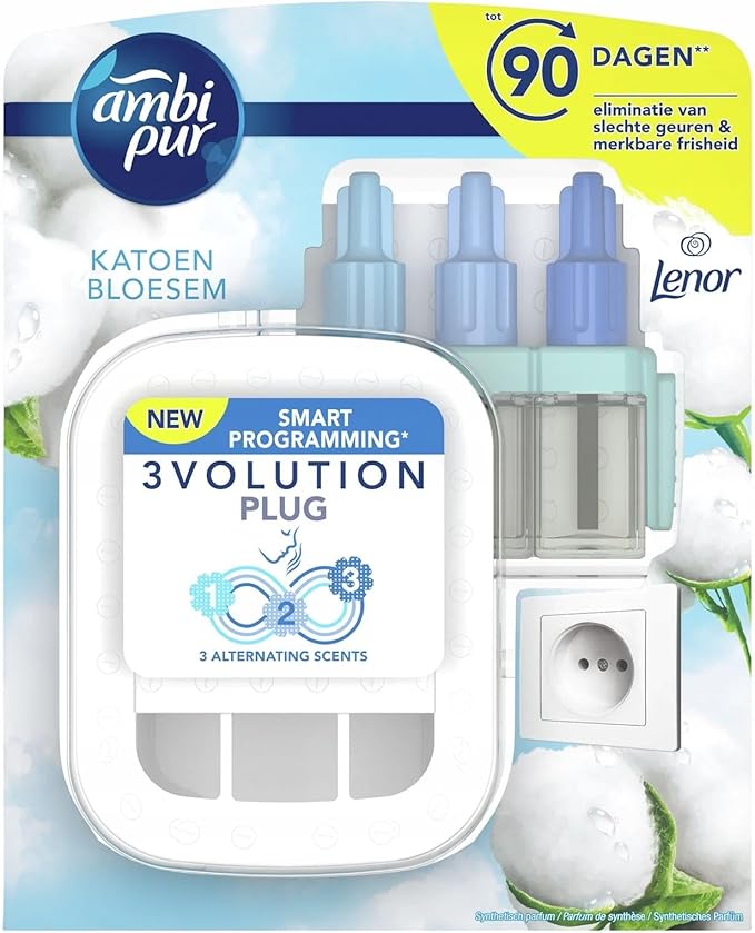 Ambi Pur 3volution elektrische luchtverfrisser Starter Cotton Blossom, 20 ml