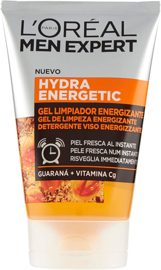 L'Oreal Paris Men Expert - Hydra Energetic gel limpiador energizante para hombres - 100 ml