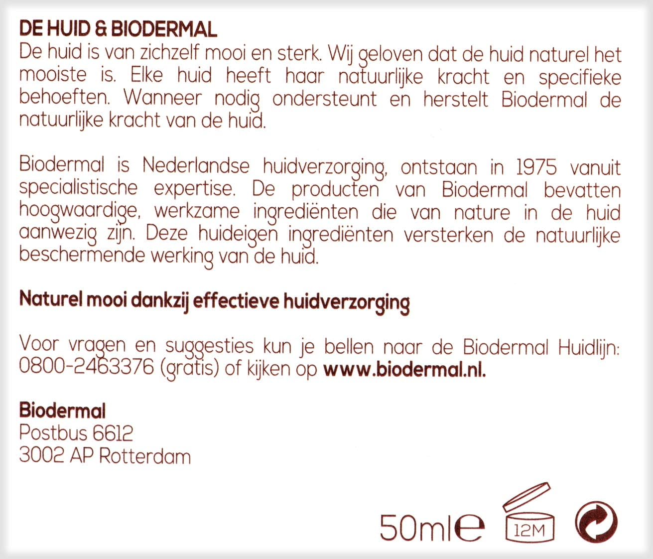 Biodermal Anti Age 60+ - Nachtcrème tegen huidveroudering - Deze nachtcreme helpt om de fijne lijntjes en rimpels te verminderen - 50ml