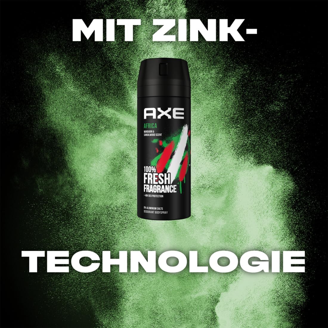 AXE Deospray Africa zonder aluminium, 150 ml