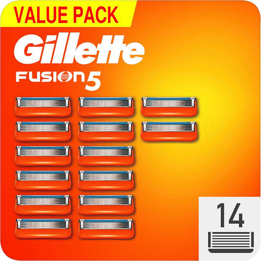 Gillette Fusion5 Scheermesjes Voor Mannen (14 Stukjes)