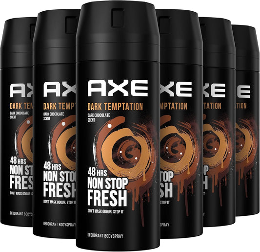 AXE Deodorant Bodyspray Dark Temptation - 6 x 150ml