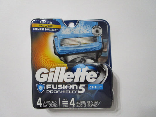 Gillette Fusion Proshield Chill Cartridge 4Ct