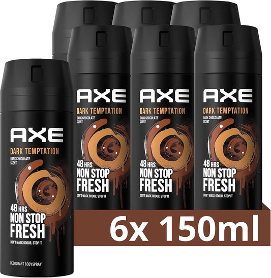 AXE Deodorant Bodyspray Dark Temptation - 6 x 150ml