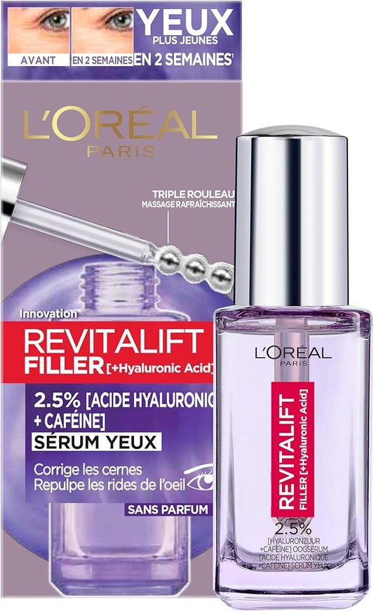 L'Oréal Paris Revitalift - Filler Hylaluronzuur 2,5%- oogserum  - 20ml