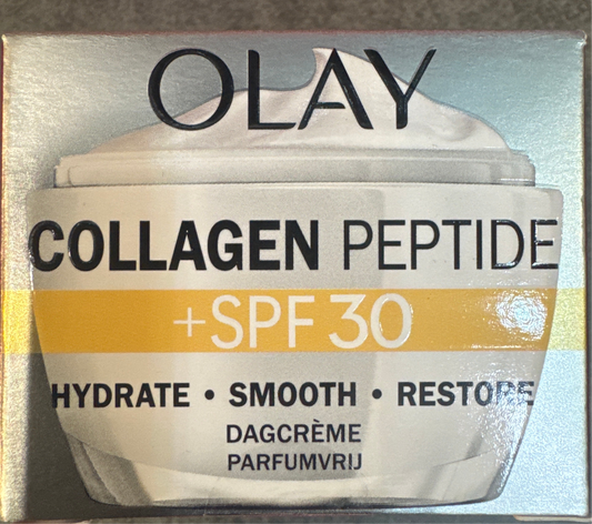 Olay Collagen Peptide SPF30 Dagcrème - Versterkt - Herstelt En Hydrateert - 50 ml