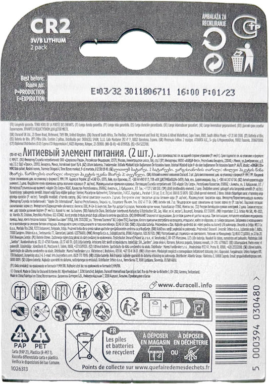 Duracell CR2 Batterijen