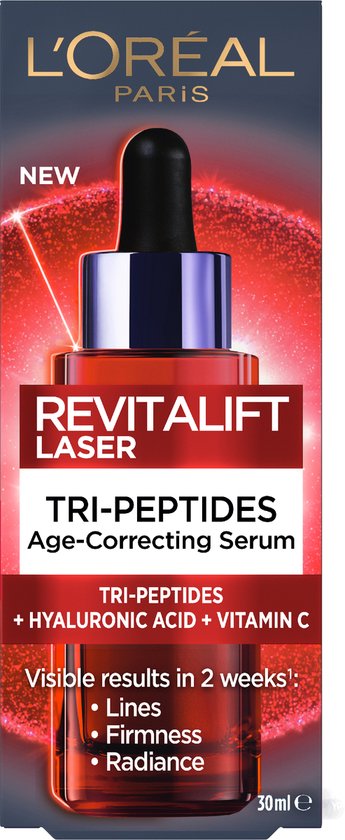 L'Oréal Paris Revitalift Laser Serum - Met tri-peptiden, hyaluronzuur en vitamine C - Anti-huidveroudering - 30 ml
