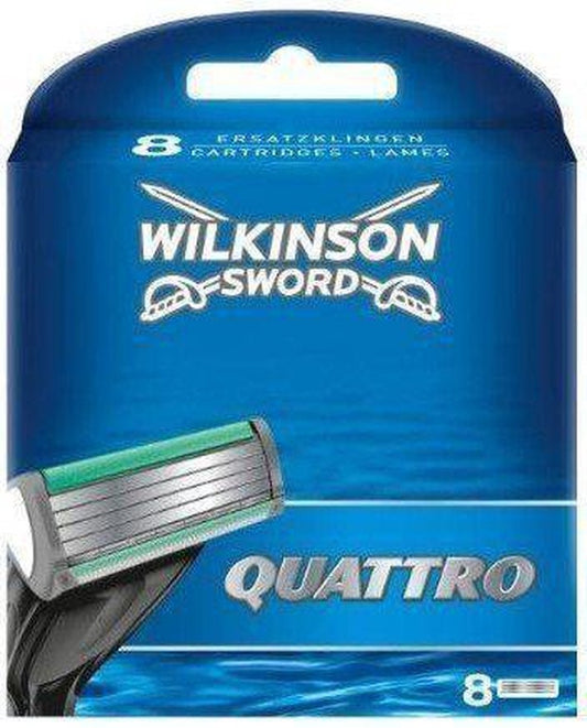 Wilkinson Sword Quattro - 8 stuks - Scheermesjes