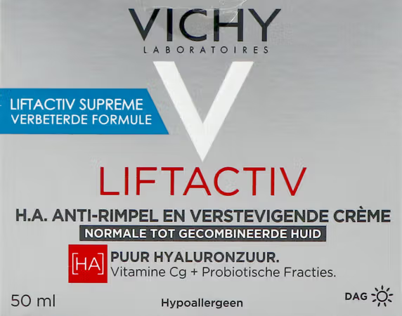 VICHY Liftactiv Hyaluron Anti-Falten & Straffheit Creme für trockene Haut, 50