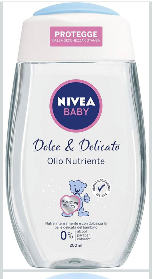 NIVEA BABY OLIO NUTR DOLCE DELIC 6x 200 ml