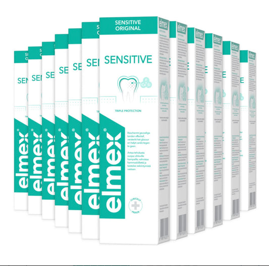 12x Elmex Tandpasta Sensitive Original 75 ml
