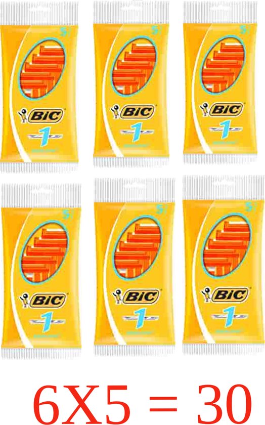 BIC 1 Klassieke Man - 30 stuks Wegwerpscheermesjes