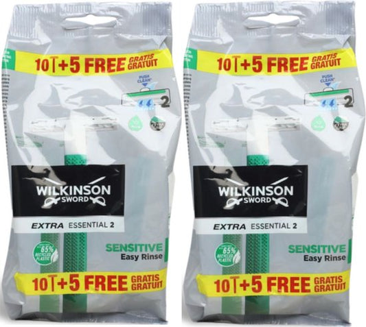 Wilkinson Scheermesjes - Extra2 Sensitive 20+10 Stuks