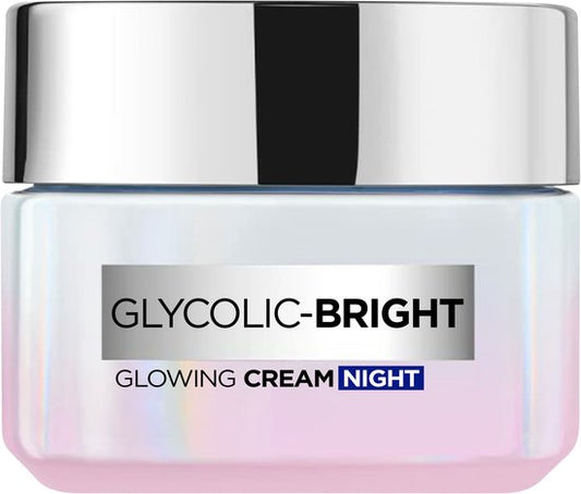 Glycolic-bright Glowing Cream Night - Rozjasňující Night Face Cream 50ml