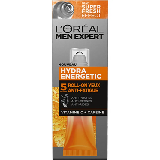 L’Oréal Paris Men Expert Hydra Energetic Oogcrème - 10 ml - Verkoelende Oogverzorging
