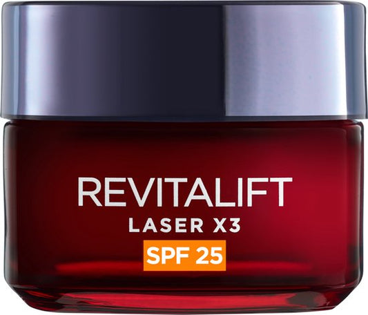 Crème de jour L'Oréal Paris Revitalift Laser X3 SPF25 - 50 ml 