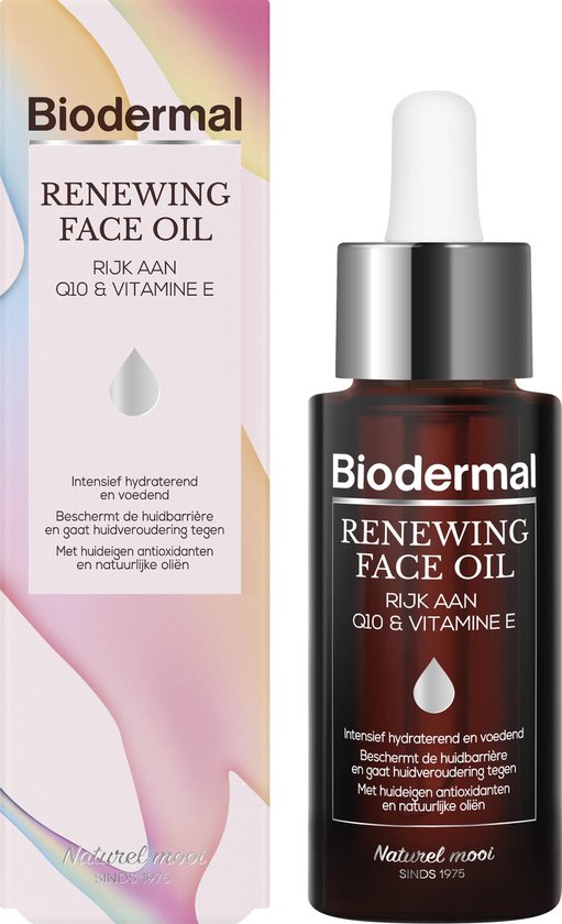 Biodermal gezichtsolie - Renewing Face Oil Anti age Olie - 30ml