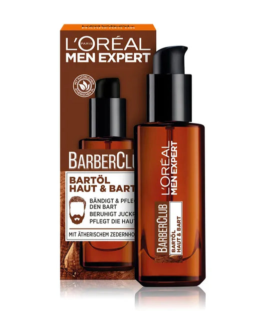 3x L'Oréal Men Expert Barberclub Baard & Gezichtsolie 30 ml
