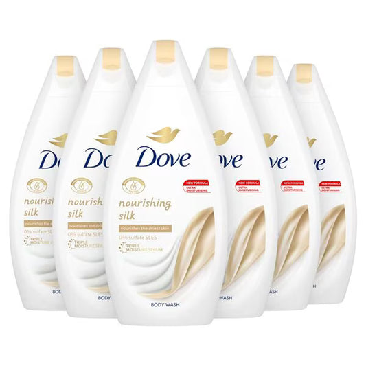 Dove Nourishing Silk Douchegel 6 x 400 ml