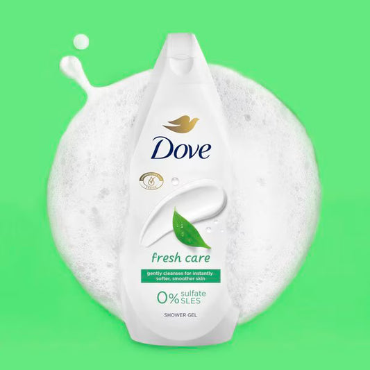 Dove Essential Fresh Care Douchegel 450ml x 6