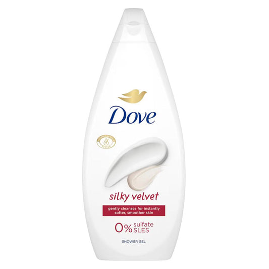Dove Essential Silky Velvet Douchegel 450ml x 6