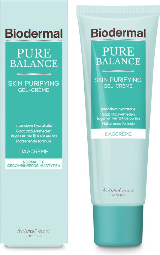 Biodermal Pure Balance Dagcrème Skin Purifying Gel-Crème - Dagcreme  - 50ml