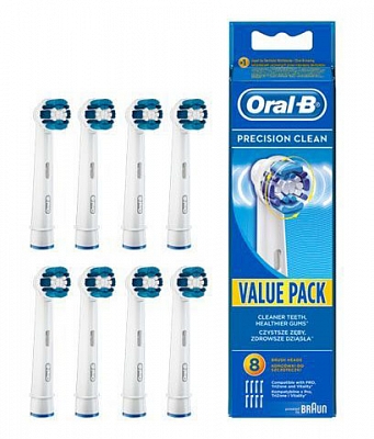 Oral B Precision Clean Vervangende Opzetstuk voor Tandenborstel8st – FH