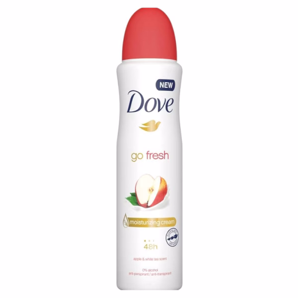 Dove Go Fresh Anti-transpirant Deodorant Apple & White Tea - 6 x 150 ml - Voordeelverpakking