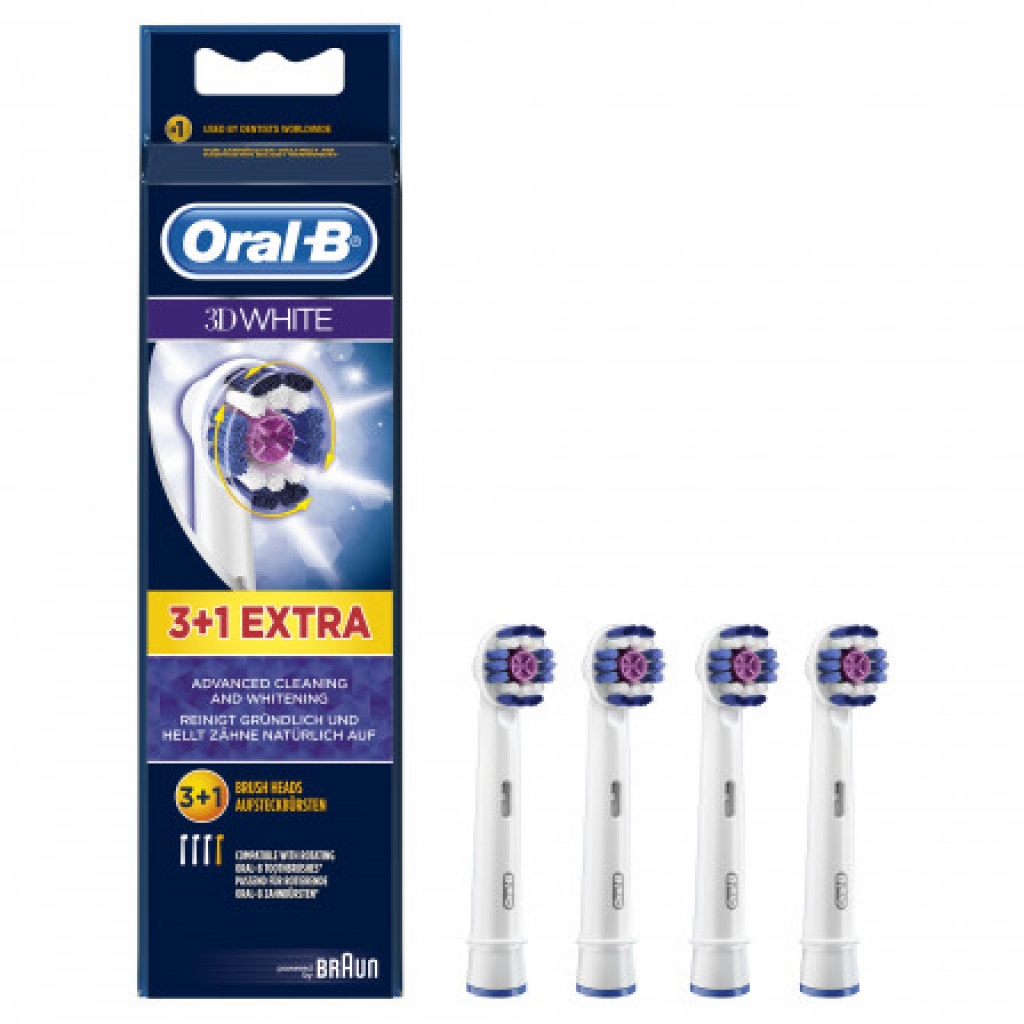 Oral B Opzetborstel 3D White Promo* 3 + 1 Stuks – FH Drogisterij