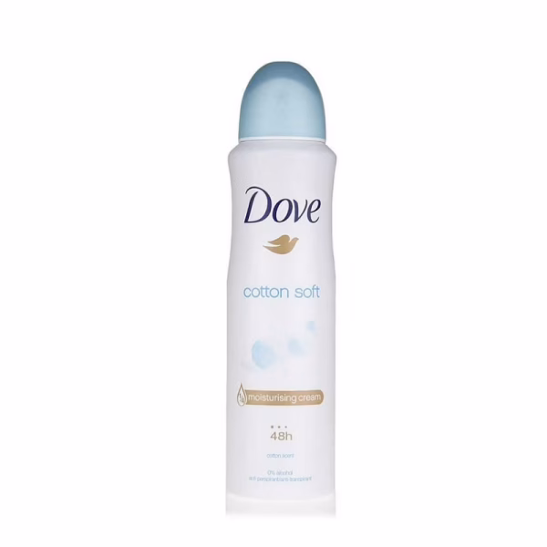 Dove Cotton Soft Anti-transpirant Spray - 6 x 150 ml - Voordeelverpakking
