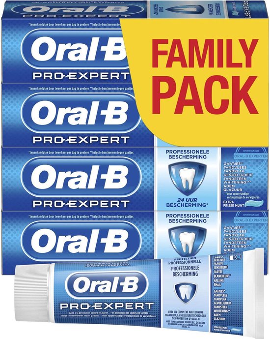 veiligheid frequentie inkt Oral B Pro-Expert Professionele Bescherming – Voordeelverpakking 12×75 ml –  Tandpasta – FH Drogisterij