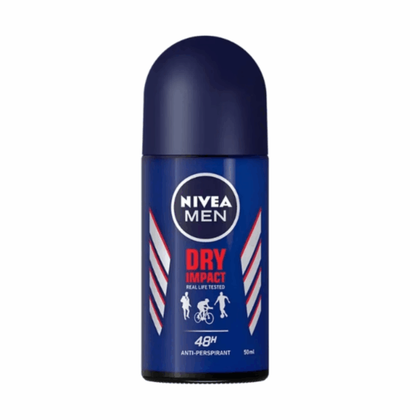 Nivea Deo Roll-on Men – Dry Impact Plus - 6 stuks