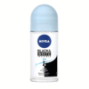 Nivea Deodorant Roller Invisible Black & White Pure - 6 stuks