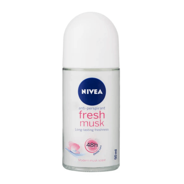 Nivea Deoroller - Fresh Musk 50 ml - 6 stuks