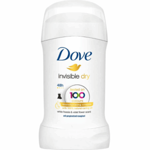 Dove Invisible Dry Deodorant Stick - Anti Transpirant Deo Stick met 0% Alcohol - 48 Uur Zweetbescherming - Deodorant Vrouw - 6-Pack