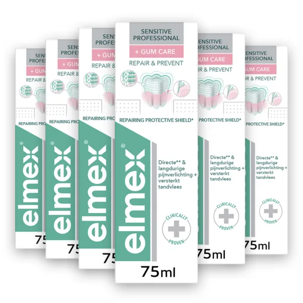 Elmex Tandpasta Sensitive Professional Gum Care 75 ml - 12 stuks