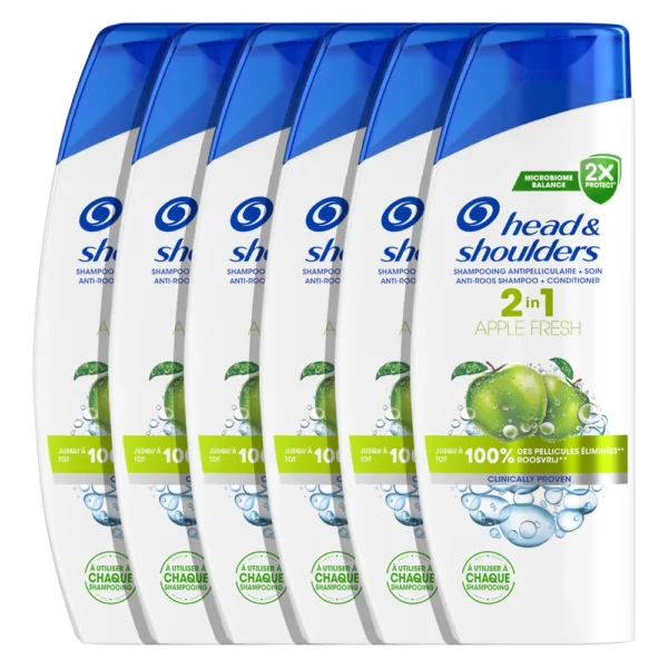 Head & Shoulders 2in1 Apple Fresh 400 ml- 6 stuks