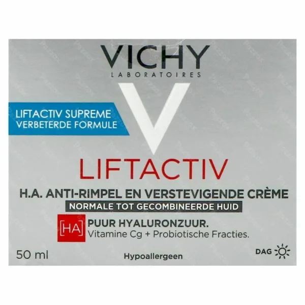 Vichy Liftactiv HA Anti-Rimpel Verstevigende Dagcrème Normale tot Gemengde Huid 50ml