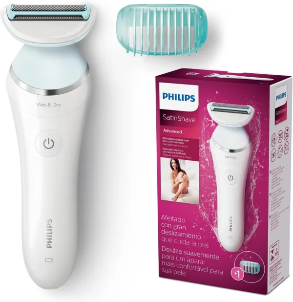 Philips Epilator SatinShave Advanced - Wet and dry use - Moving shaving head - Skin-friendly trimmer