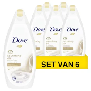 Dove Nourishing Silk Douchegel 450 ML - 6 stuks